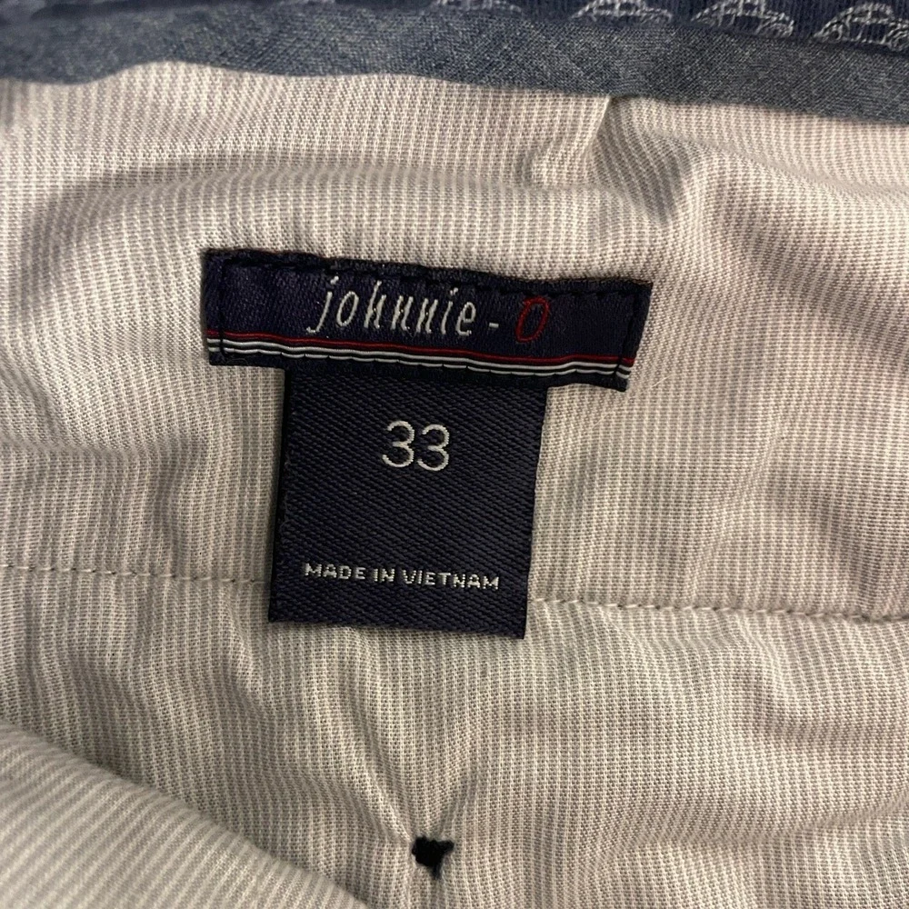 johnnie-O Men's Fahrvergnügen Stretch Shorts Size 33 Car - Picture 6 of 8